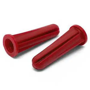 (10000 Pieces) #6#8#10 x 7/8" Conical Plastic Drywall Anchor Red (10000 Pieces) #6#8#10 x 7/8" Conical Plastic Drywall Anchor Red