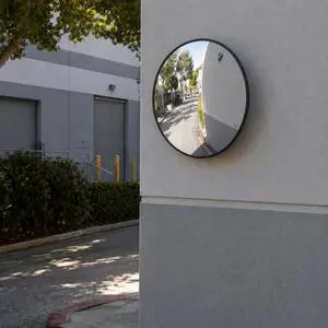 Convex Safety Mirror - 24" Convex Curved Bubble Mirror - Corner/Blind Spot Security Driveway (2 Pack) Convex Safety Mirror - 24" Convex Curved Bubble Mirror - Corner/Blind Spot Security Driveway (2 Pack)