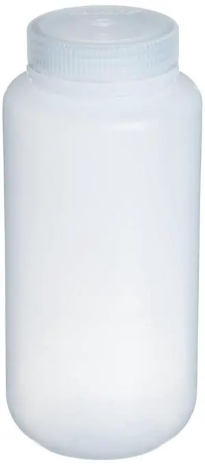 2103-0032 Wide-Mouth Bottle, LDPE, 1000mL (Pack of 6) 2103-0032 Wide-Mouth Bottle, LDPE, 1000mL (Pack of 6)