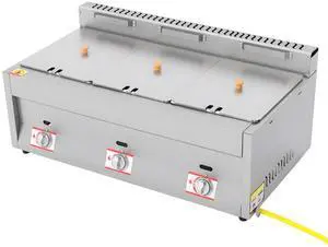 Triple Server Food Warmer 3-Pan 600 fl oz Commercial Gas Bain Marie Buffet Countertop Food Warmer Steam Table Steamer Soup Warmer Adjustable Temp Gas Fryer Steamer Cooking Heating Pot Triple Server Food Warmer 3-Pan 600 fl oz Commercial Gas Bain Marie Buffet Countertop Food Warmer Steam Table Steamer Soup Warmer Adjustable Temp Gas Fryer Steamer Cooking Heating Pot