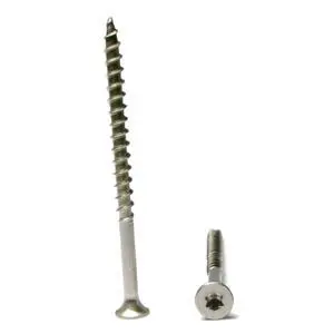 Star Drive Deck Screws 316 Stainless Steel Bugle Head Type 17 Point - #8 x 1-5/8" Qty 1000 Star Drive Deck Screws 316 Stainless Steel Bugle Head Type 17 Point - #8 x 1-5/8" Qty 1000