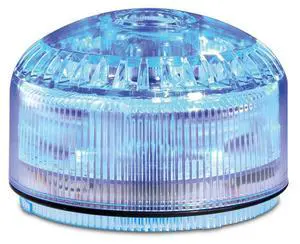 SLM500B Streamline Modular Low Profile Combination LED/Sounder, Blue, Required Base Sold Separately, Polycarbonate SLM500B Streamline Modular Low Profile Combination LED/Sounder, Blue, Required Base Sold Separately, Polycarbonate