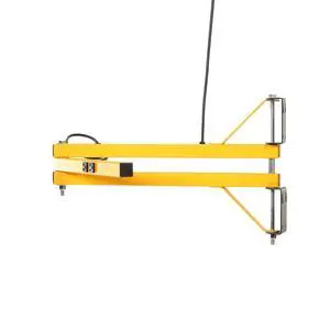 TPI Corporation 40-LDA Loading Dock Arm 40" Reach Dual Square 1-1/2 inch Steel Tubing, 120V, with Two Embedded outlets, Safety Yellow TPI Corporation 40-LDA Loading Dock Arm 40" Reach Dual Square 1-1/2 inch Steel Tubing, 120V, with Two Embedded outlets, Safety Yellow