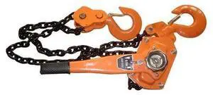 93483 6 Ton Chain Come-Along Hoist Leveler, 21.65" Height, 9.06" Width, 9.06" Length 93483 6 Ton Chain Come-Along Hoist Leveler, 21.65" Height, 9.06" Width, 9.06" Length