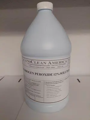 Hydrogen Peroxide solution 12% - 4X stronger/concentrated - For cleaning & deoderizing use - high Purity No addtives - Made in Texas USA (SIZE: 4 GALLON) Hydrogen Peroxide solution 12% - 4X stronger/concentrated - For cleaning & deoderizing use - high Purity No addtives - Made in Texas USA (SIZE: 4 GALLON)