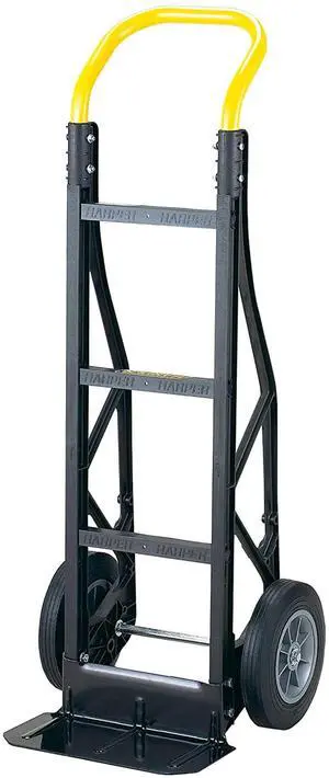 Trucks Flat Free 600 Pound Capacity Heavy-Duty Nylon Frame Hand Truck Dolly Cart with Steel Handle for Warehouses, Offices & Construction Site Trucks Flat Free 600 Pound Capacity Heavy-Duty Nylon Frame Hand Truck Dolly Cart with Steel Handle for Warehouses, Offices & Construction Site