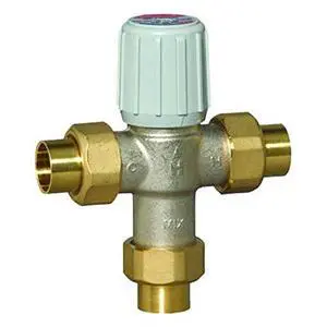 AM100US1LF Union Sweat Mixing Valve, 70 F - 145 F, 1/2" AM100US1LF Union Sweat Mixing Valve, 70 F - 145 F, 1/2"