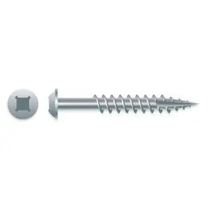 #8 x 2-1/2" Combo Drive Round Washer Head ZINC Plated Screws 2,000ct #8 x 2-1/2" Combo Drive Round Washer Head ZINC Plated Screws 2,000ct