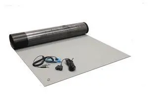 ESD Mat Kit - Anti-Static Table Mat - Heat Resistant Soldering Mat - with a Wrist Strap and Dual Common Point Grounding (30" x 96" (2.5' x 8'), Gray) ESD Mat Kit - Anti-Static Table Mat - Heat Resistant Soldering Mat - with a Wrist Strap and Dual Common Point Grounding (30" x 96" (2.5' x 8'), Gray)