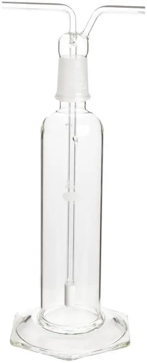 Pyrex 31770-125C 125ml Gas Washing Bottle with Coarse Fritted Cylindrical Pyrex 31770-125C 125ml Gas Washing Bottle with Coarse Fritted Cylindrical