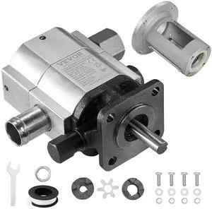 Hydraulic Wood Log Splitter Pump Kit, 13 GPM, 2 Stage 4000 PSI Aluminum Hydraulic Gear Pump, with Coupling Installation Base 1/2'' NPT Outlet 3600 RPM, for Small Engine Mounting Log Splitter Hydraulic Wood Log Splitter Pump Kit, 13 GPM, 2 Stage 4000 PSI Aluminum Hydraulic Gear Pump, with Coupling Installation Base 1/2'' NPT Outlet 3600 RPM, for Small Engine Mounting Log Splitter