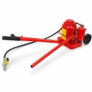50 Ton Air Hydraulic Floor Jack, Heavy Duty Wheel Bottle Jack with Wheels & Long Handle, Industrial Truck Jack for Semi Trucks, Trailers, Buses, Farm Equipment & Heavy Machinery 50 Ton Air Hydraulic Floor Jack, Heavy Duty Wheel Bottle Jack with Wheels & Long Handle, Industrial Truck Jack for Semi Trucks, Trailers, Buses, Farm Equipment & Heavy Machinery
