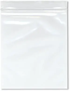 6" x 7" (Case of 1,000), 4 Mil Heavy Duty Zipper Reclosable Plastic Bags 6" x 7" (Case of 1,000), 4 Mil Heavy Duty Zipper Reclosable Plastic Bags