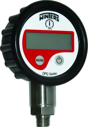 Winters DPG224 DPG Series Digital Pressure Gauge, ABS Case, Rubber Boot, Stainless Steel Socket, 2.5" Dial, 0-10000 psi Winters DPG224 DPG Series Digital Pressure Gauge, ABS Case, Rubber Boot, Stainless Steel Socket, 2.5" Dial, 0-10000 psi