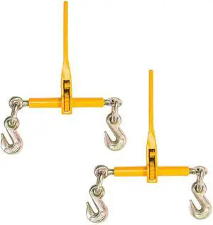Peerless Ratchet Load Binders for 3/8 Inch and 1/2 Inch Grade 70 Chain (2-Pack) - 12,000 LBS Working Load Limit, Use Ratchet Chain Binders for Flatbed Trailer, Hauling, Towing Peerless Ratchet Load Binders for 3/8 Inch and 1/2 Inch Grade 70 Chain (2-Pack) - 12,000 LBS Working Load Limit, Use Ratchet Chain Binders for Flatbed Trailer, Hauling, Towing