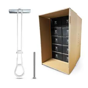 250-Pack 3/16"-24 Heavy Duty Quick Toggle Anchors with Bolts Set | for Drywall, Metal Studs, and Concrete Block | Holds 240+ Lbs. | 250 Toggles + 250 Bolts 250-Pack 3/16"-24 Heavy Duty Quick Toggle Anchors with Bolts Set | for Drywall, Metal Studs, and Concrete Block | Holds 240+ Lbs. | 250 Toggles + 250 Bolts