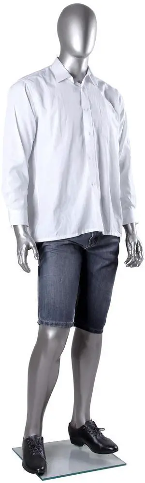 Chrome Female Mannequin (Silver, Male) Chrome Female Mannequin (Silver, Male)