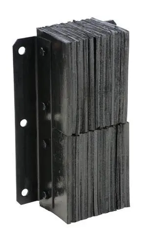 V-1120-6 Rubber Vertical Laminated Dock Bumper, 11" W, 20" H, 6" D V-1120-6 Rubber Vertical Laminated Dock Bumper, 11" W, 20" H, 6" D