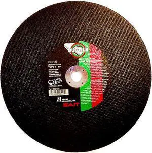 SAIT 23425 Type 1 12-Inch x 1/8-Inch x 20mm 6300 Max RPM Ductile Portable Saw Cut-Off Wheel, 10-Pack SAIT 23425 Type 1 12-Inch x 1/8-Inch x 20mm 6300 Max RPM Ductile Portable Saw Cut-Off Wheel, 10-Pack