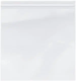 12" x 12" (Case of 1,000), 2 Mil Zipper Reclosable Plastic Bags 12" x 12" (Case of 1,000), 2 Mil Zipper Reclosable Plastic Bags