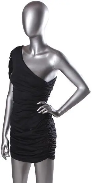 Silver and Chrome Female and Male Mannequin Silver and Chrome Female and Male Mannequin