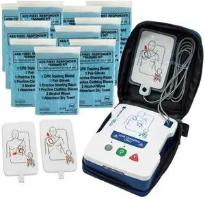 Prestan AED UltraTrainer, Replacement Pads, & Pack of 10 of CTK3 Prestan AED UltraTrainer, Replacement Pads, & Pack of 10 of CTK3