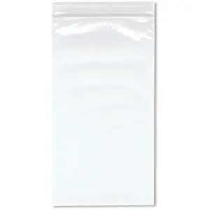5" x 9" (Case of 1,000), 4 Mil Heavy Duty Zipper Reclosable Plastic Bags 5" x 9" (Case of 1,000), 4 Mil Heavy Duty Zipper Reclosable Plastic Bags