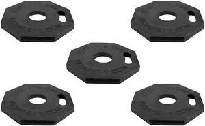 (Base Pack of 5) RK DPOST2T Polyethylene Portable Delineator 13 lbs Octagonal Rubber Base (Base Pack of 5) RK DPOST2T Polyethylene Portable Delineator 13 lbs Octagonal Rubber Base
