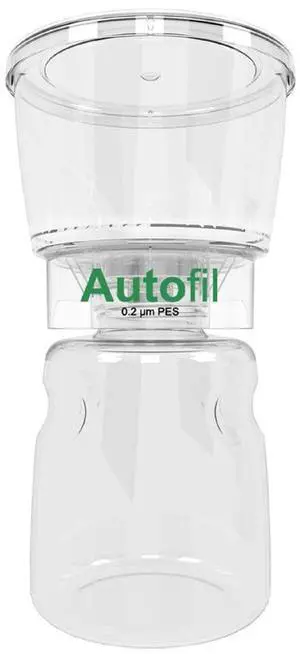 Autofil Sterile Disposable Vacuum Filter Units with 0.2um Sterilizing PES Membrane, 500mL, 12/CS Autofil Sterile Disposable Vacuum Filter Units with 0.2um Sterilizing PES Membrane, 500mL, 12/CS