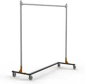 1380 Heavy Duty Rolling Z Rack 14GA Steel Zinc Plated (72") 1380 Heavy Duty Rolling Z Rack 14GA Steel Zinc Plated (72")