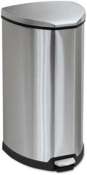 Products Stainless Step-On Trash Can, 10-Gallon, Stainless Steel Products Stainless Step-On Trash Can, 10-Gallon, Stainless Steel