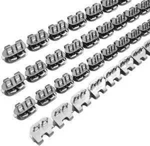 Conveyor Belt Lacing 24 Staple Fasteners Stainless Steel Butterfly Buckles PVC PU Belt Repair Splicing for Thickness 1/16 ~1/8 with 4 Connecting Pins,8PCS/BOX Conveyor Belt Lacing 24 Staple Fasteners Stainless Steel Butterfly Buckles PVC PU Belt Repair Splicing for Thickness 1/16 ~1/8 with 4 Connecting Pins,8PCS/BOX
