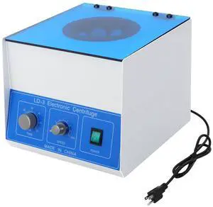 Electric Lab Centrifuge, 110V Mini Benchtop Centrifuge Machine 6x50 ml, with 0-60 min Timing Function and Adjustable 0-4000 r/min Speed Electric Lab Centrifuge, 110V Mini Benchtop Centrifuge Machine 6x50 ml, with 0-60 min Timing Function and Adjustable 0-4000 r/min Speed