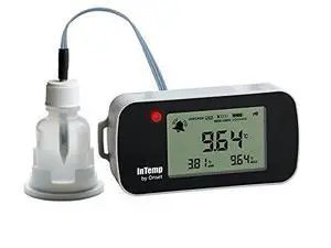 CX402-VFC230 VFC Vaccine Monitoring Bluetooth Temperature Data Logger w/ 30 ml Glycol Bottle and 2 Meter Sensor Length CX402-VFC230 VFC Vaccine Monitoring Bluetooth Temperature Data Logger w/ 30 ml Glycol Bottle and 2 Meter Sensor Length