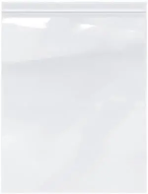 12" x 15" (Pack of 200), 6 Mil Industrial Duty Zipper Reclosable Plastic Bags 12" x 15" (Pack of 200), 6 Mil Industrial Duty Zipper Reclosable Plastic Bags