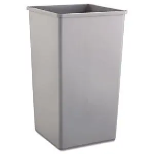 Untouchable 50 Gal Square Container Gray for Offices/Mailrooms/Classrooms/Areas of High Waste Generation Untouchable 50 Gal Square Container Gray for Offices/Mailrooms/Classrooms/Areas of High Waste Generation