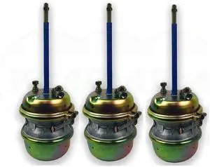 3 Pack Air Brake Chamber 30/30 Sealed 2.5" Stroke (Round Cast Air Port Bosses) - Replaces For Haldex 3030Sb, Volvo Truck 85103137, Bendix BWNT3030Std78, Navistar PLCTS3030, Freightliner 3 Pack Air Brake Chamber 30/30 Sealed 2.5" Stroke (Round Cast Air Port Bosses) - Replaces For Haldex 3030Sb, Volvo Truck 85103137, Bendix BWNT3030Std78, Navistar PLCTS3030, Freightliner
