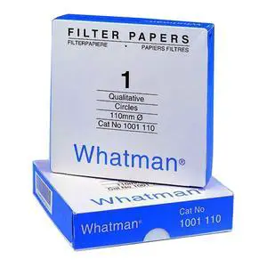 1001-813 Quantitative Filter Paper Sheet, 11 Micron, 10.5 s/100mL/sq inch Flow Rate, Grade 1, 31mm Length x 26mm Width (Pack of 1000) 1001-813 Quantitative Filter Paper Sheet, 11 Micron, 10.5 s/100mL/sq inch Flow Rate, Grade 1, 31mm Length x 26mm Width (Pack of 1000)