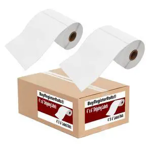 4x6 thermal labels rolls (20 Rolls - 5000 Labels) Perforated Postage Thermal Shipping Labels (Pack of 20 Rolls x 250 Labels Each Roll) - Commercial Grade Permanent Adhesive Labels 4x6 thermal labels rolls (20 Rolls - 5000 Labels) Perforated Postage Thermal Shipping Labels (Pack of 20 Rolls x 250 Labels Each Roll) - Commercial Grade Permanent Adhesive Labels