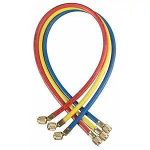 Manifold Hose Set,72 In,Red,Yellow,Blue 21986-1 Each Manifold Hose Set,72 In,Red,Yellow,Blue 21986-1 Each