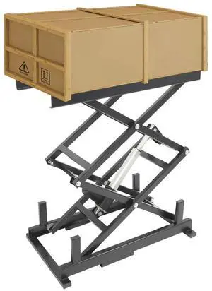 Electric Scissor Lift Table, 180 lbs Capacity Double Scissor Lift Table w/ 10-43 in Adjustable Height, Folding Hydraulic Work Platform w/Remote & Manual Control for Material Handling & Transportation Electric Scissor Lift Table, 180 lbs Capacity Double Scissor Lift Table w/ 10-43 in Adjustable Height, Folding Hydraulic Work Platform w/Remote & Manual Control for Material Handling & Transportation