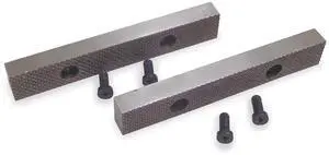 Jaw Inserts, 6 1/2 x 3/8 x 1, PK2 Jaw Inserts, 6 1/2 x 3/8 x 1, PK2