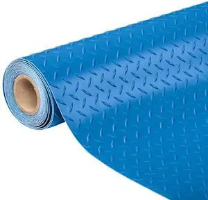 7.5x17 FT Garage Floor Mat for Under Car,Thickened PVC Roll Floor mats,Waterproof Non Slip Parking Mat,Blue 7.5x17 FT Garage Floor Mat for Under Car,Thickened PVC Roll Floor mats,Waterproof Non Slip Parking Mat,Blue