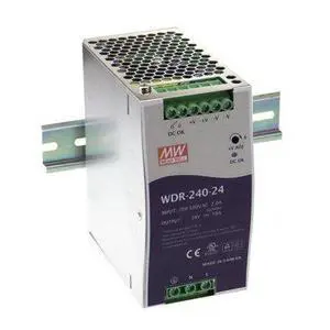Meanwell WDR-240-24 Power Supply - 240W 24V 10A - Wide Input Range Meanwell WDR-240-24 Power Supply - 240W 24V 10A - Wide Input Range