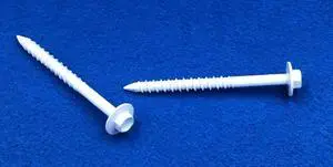 1/4" x 3" Length Under Head, Hex Drive, Concrete Screw & Masonry Fastener (1000, White) 1/4" x 3" Length Under Head, Hex Drive, Concrete Screw & Masonry Fastener (1000, White)