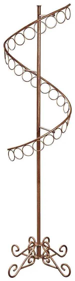 Boutique Cobblestone Spiral Scarf Rack (72" H x 17" W) - Boutique Cobblestone Boutique Cobblestone Spiral Scarf Rack (72" H x 17" W) - Boutique Cobblestone