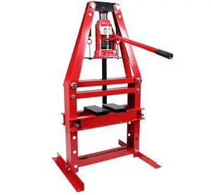 12-Ton Benchtop Hydraulic A-Frame Shop Press with Press Plates 12-Ton Benchtop Hydraulic A-Frame Shop Press with Press Plates