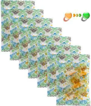 5 Gram Silica Gel Desiccant Pack, Indicating Silica Gel Packets - Food Safe Moisture Absorbers, Silica Packets (5g/2800P) 5 Gram Silica Gel Desiccant Pack, Indicating Silica Gel Packets - Food Safe Moisture Absorbers, Silica Packets (5g/2800P)