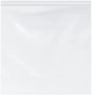 20" x 20" (Case of 250), 4 Mil Heavy Duty Zipper Reclosable Plastic Bags 20" x 20" (Case of 250), 4 Mil Heavy Duty Zipper Reclosable Plastic Bags