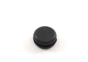 Rubber Plug - Fits 1/4" Opening - Solid Flush Plug - Seals Metal Panels - Finished Appearance on Both Sides Rubber Plug - Fits 1/4" Opening - Solid Flush Plug - Seals Metal Panels - Finished Appearance on Both Sides